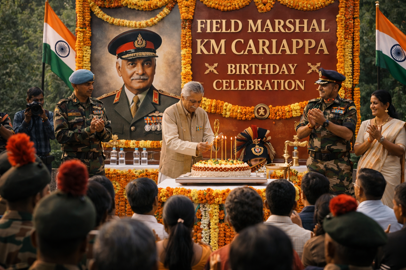Field Marshal KM Caryappa's Birthday Celebration
